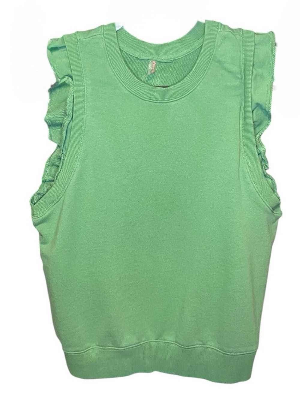 Free People Flutter Tank Field Goal Green Small